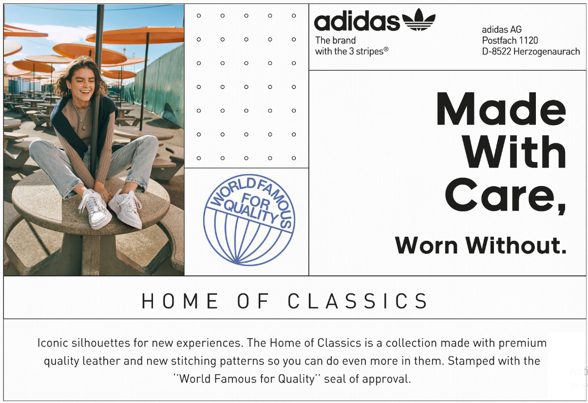 ADIDAS- HOME OF CLASSICS